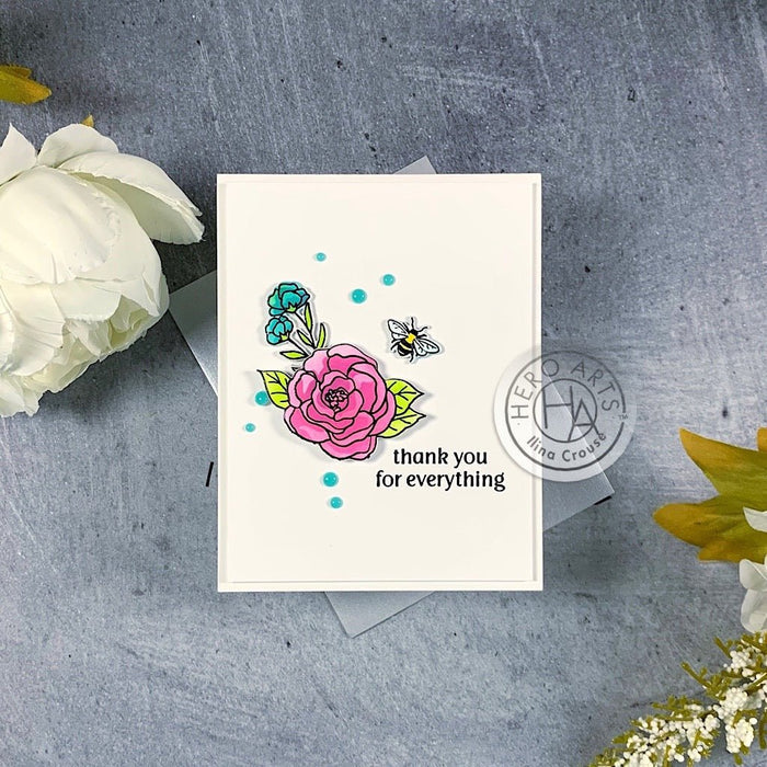 Color Layering Roses Stencils