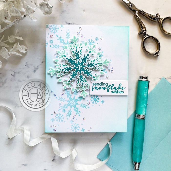 Color Layering Snowflake Clear Stamp Set