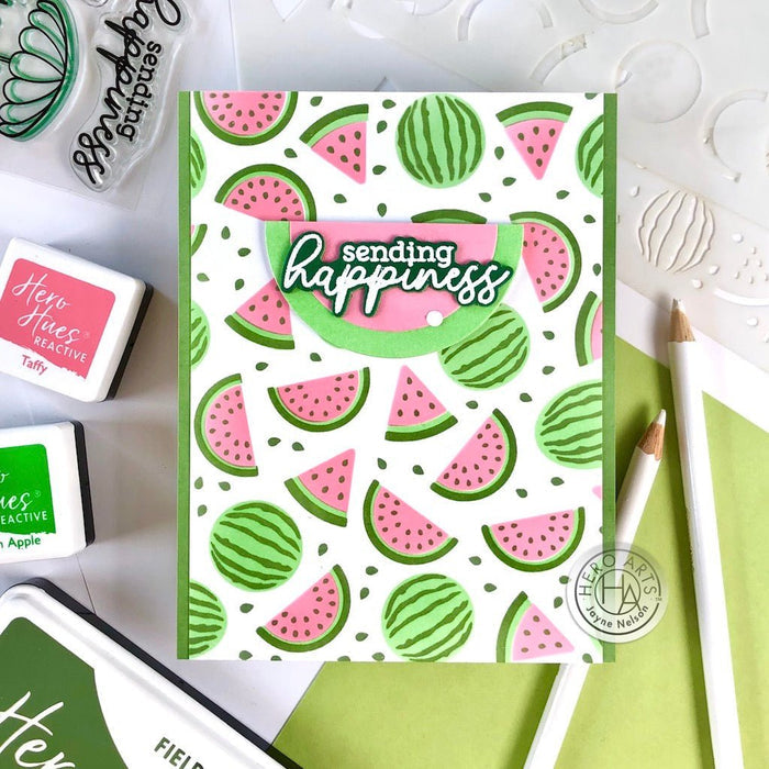 Color Layering Watermelon Stencils