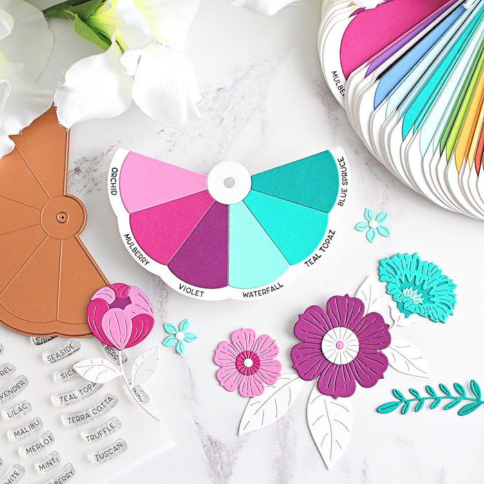 Color Swatch Names Clear Stamp Set