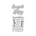 Congrats Happy Stamp & Cut Set