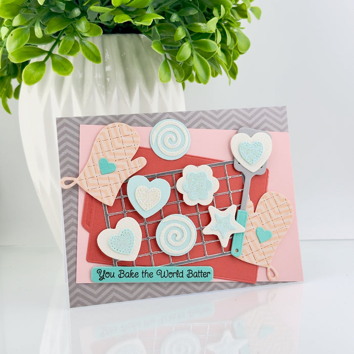 Cool It Cookie Rack Etched Dies by Tina Smith