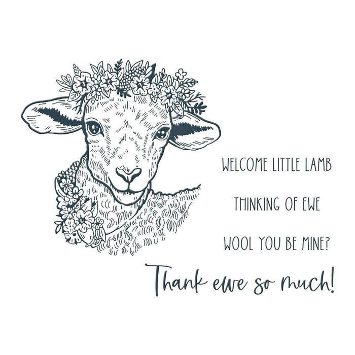 Cotton Ball BetterPress Plates from the Justine's Farm Collection by Justine Dvorak