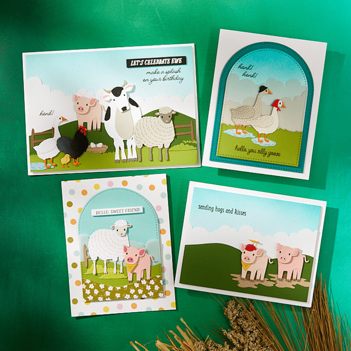 Counting Sheep Clear Stamp & Die Set