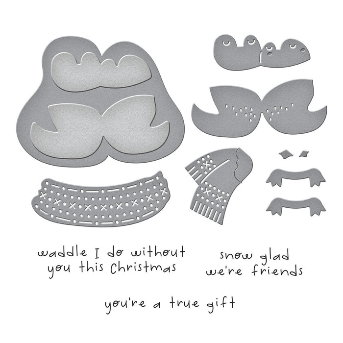 Cozy Waddles Clear Stamp & Die Set