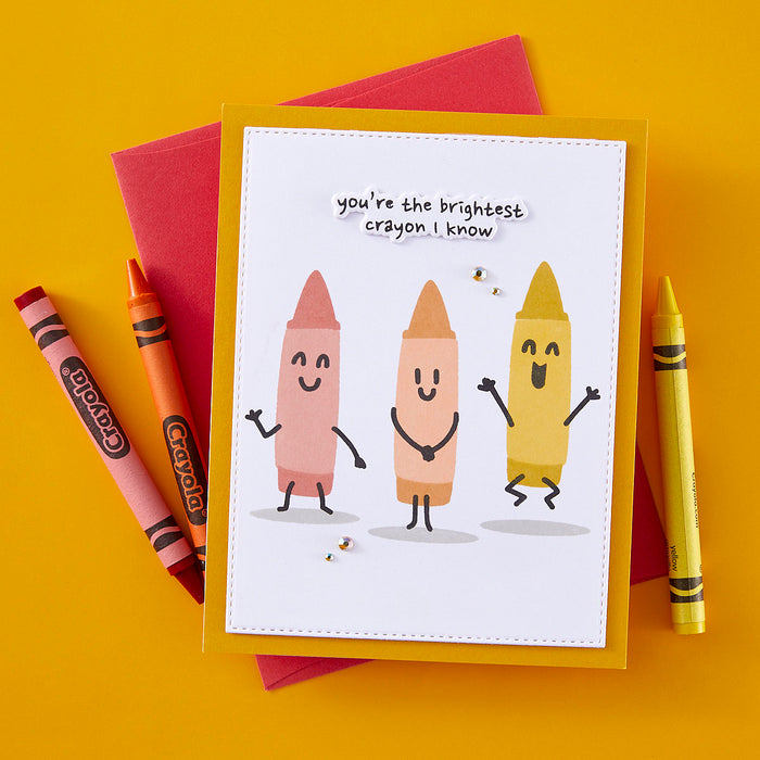 Crayon Creations -  Clear Stamp of the Month