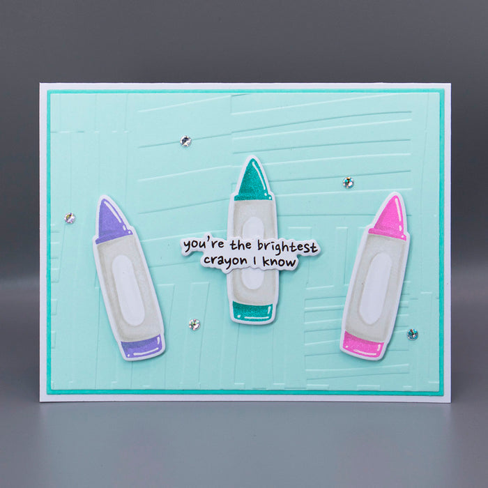 Crayon Creations -  Clear Stamp of the Month
