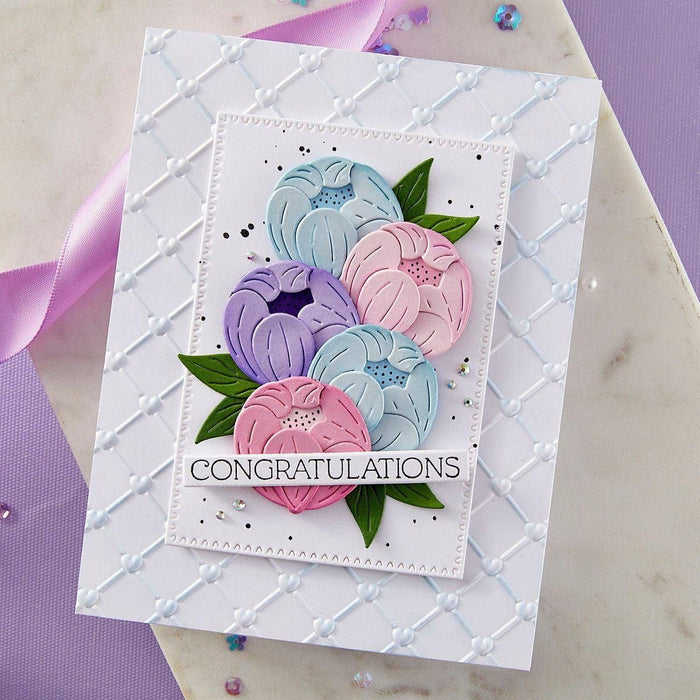 Cross My Heart 3D Embossing Folder