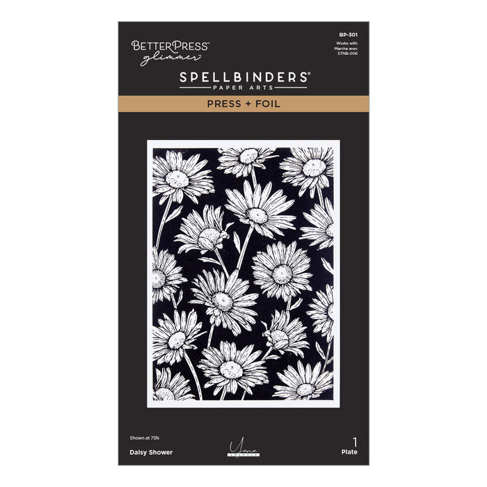 Daisy Shower Press Plate by Yana Smakula