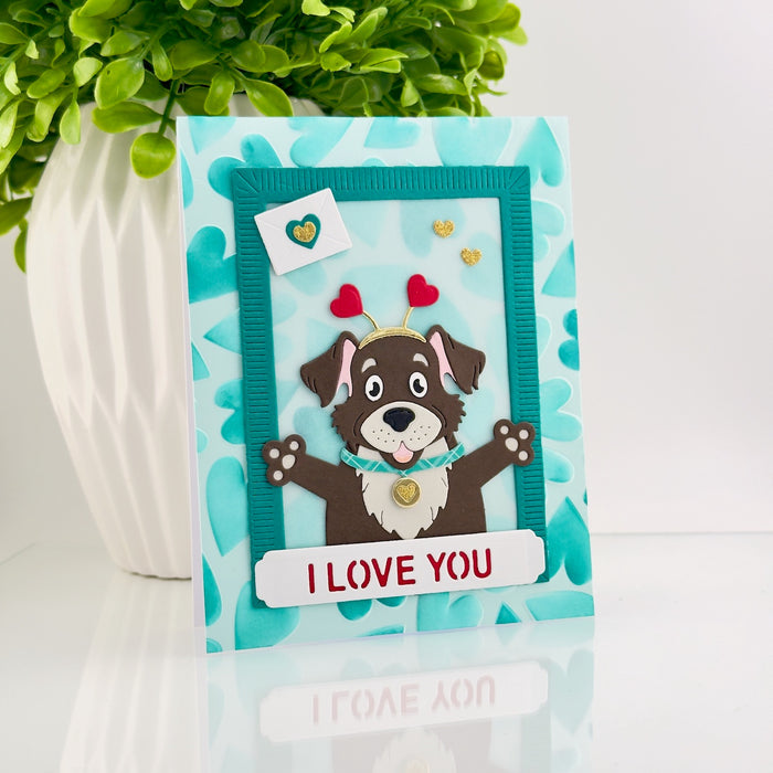Darling Dog Etched Dies by Simon Hurley