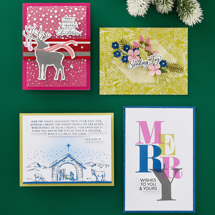 Dashing Reindeer Registration Press Plate & Die Set from the Home for the Holidays Collection