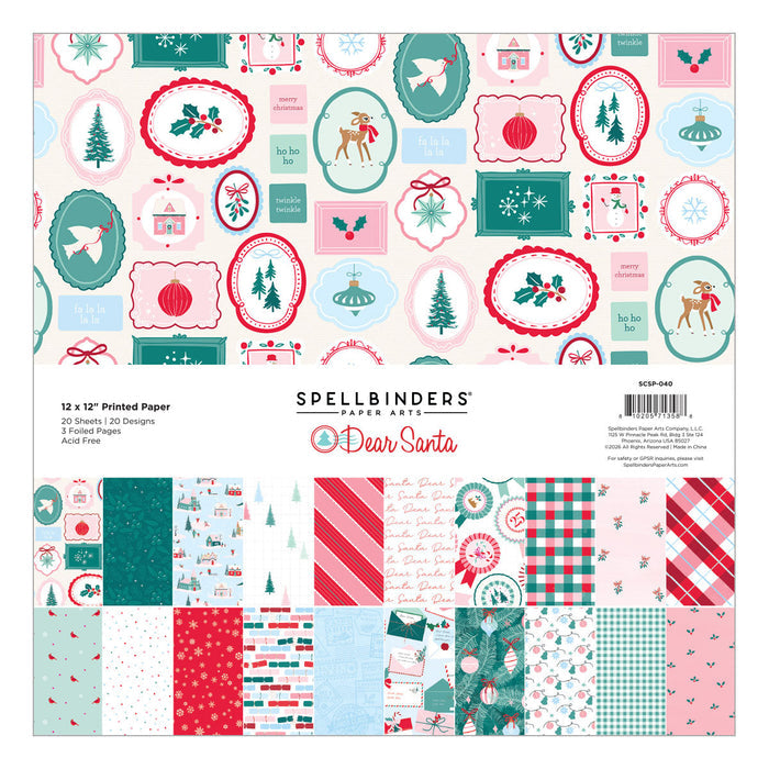 Dear Santa 12" x 12" Paper Pack