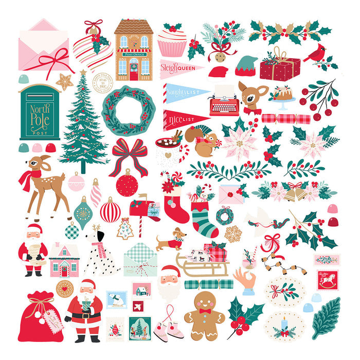 Dear Santa Die Cut Ephemera