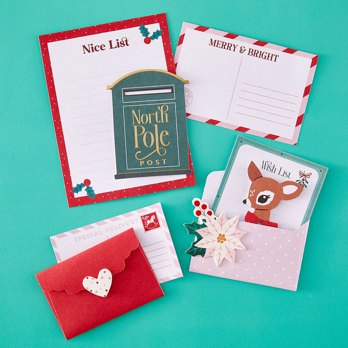 Dear Santa Die Cut Ephemera