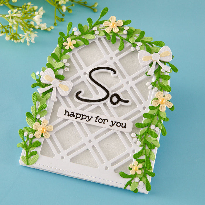 Decorative Lattice Etched Dies by Lisa Horton
