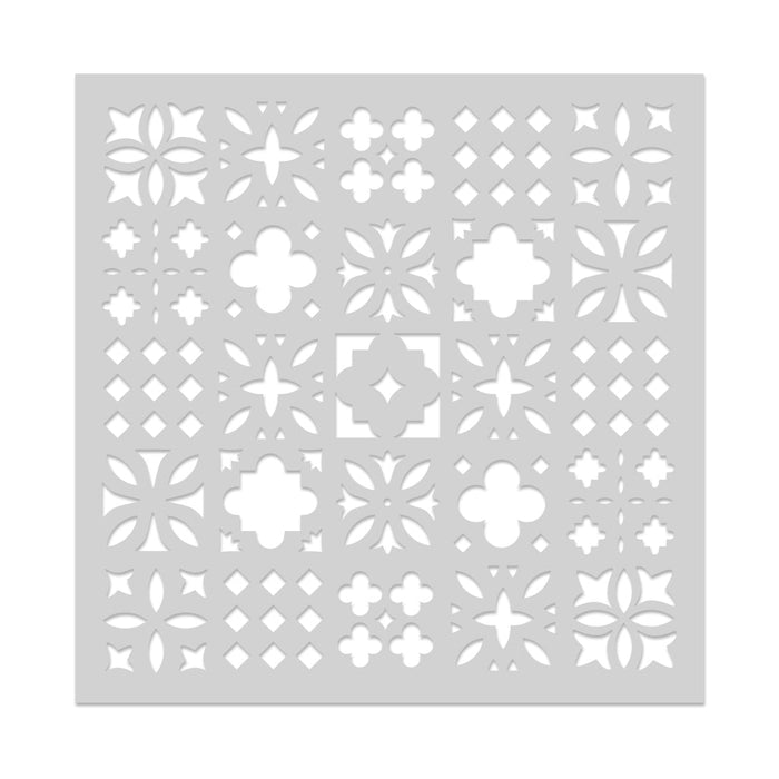 Decorative Tile Pattern Stencil