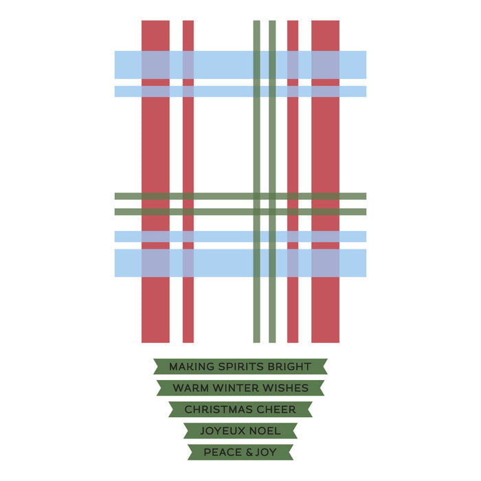Design a Plaid - Press & Foil Plate of the Month