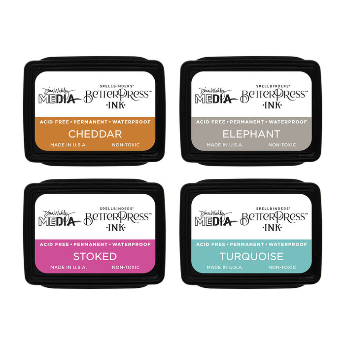 Dina's Faves BetterPress Ink Mini Set by Dina Wakley