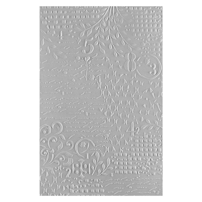 Distress Mix 3D Embossing Folder