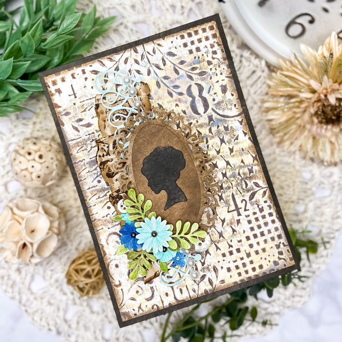 Distress Mix 3D Embossing Folder