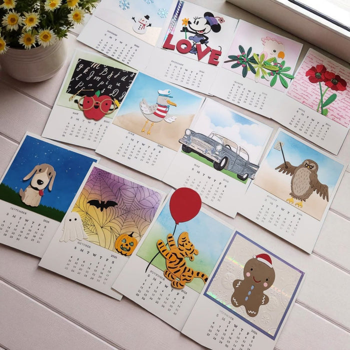 DIY 2026 Calendar BetterPress Plate