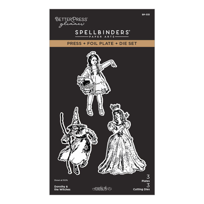 Dorothy & the Witches Press + Foil Plate & Die Set by Graphic 45