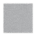 Dot Moire Bold Prints Cling Stamp