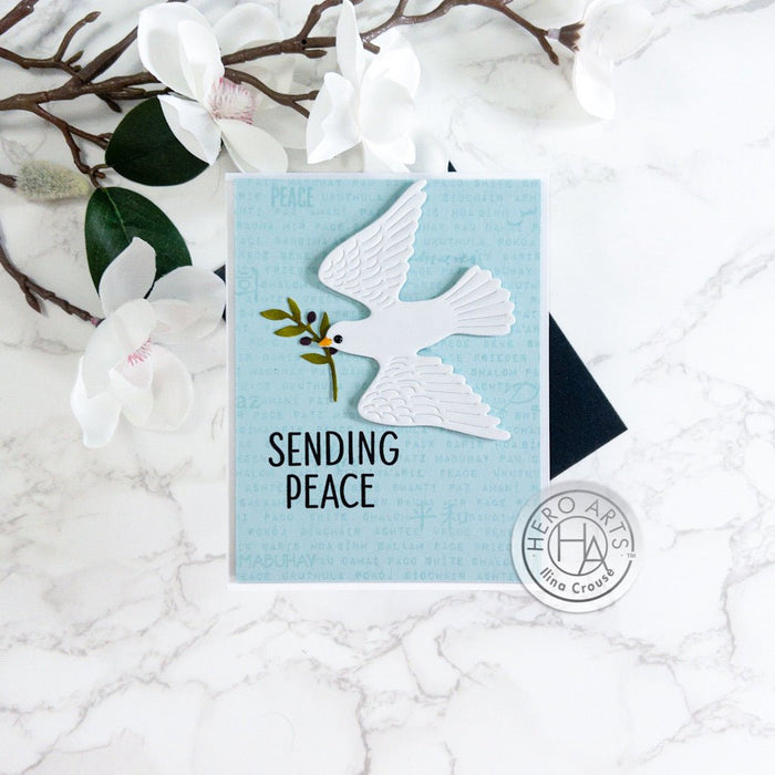 Dove and Olive Branch Fancy Dies