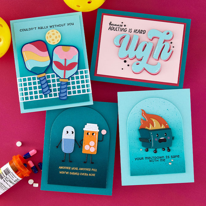 Dumpster Fire Clear Stamp & Die Set