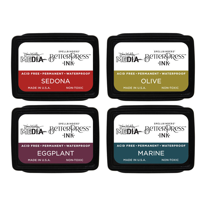 Earthy BetterPress Ink Mini Set by Dina Wakley