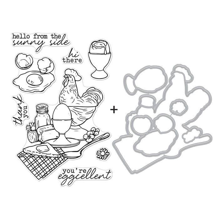 Eggcellent Stamp & Cut