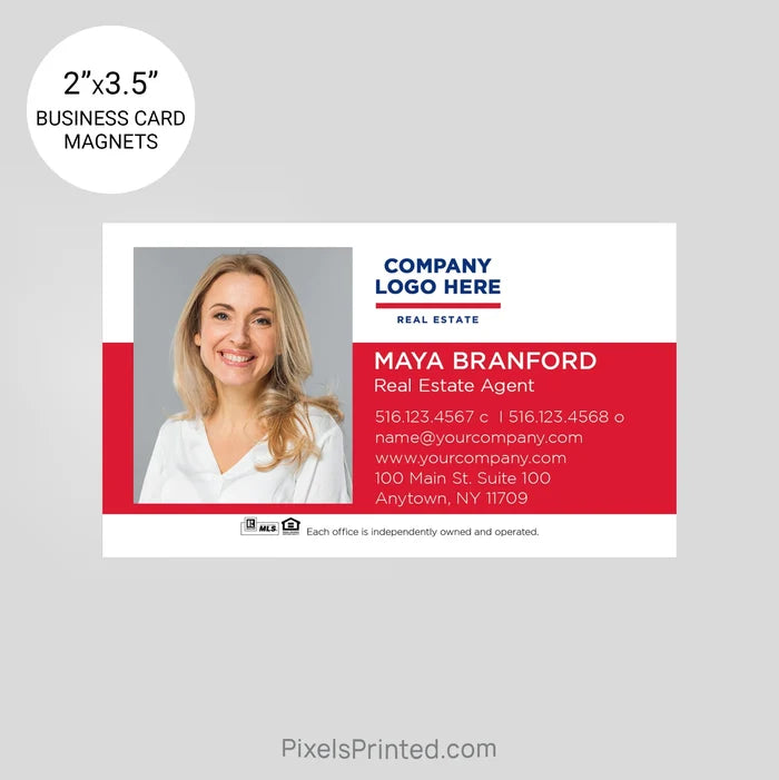 ERA real estate business card magnets PixelsPrinted