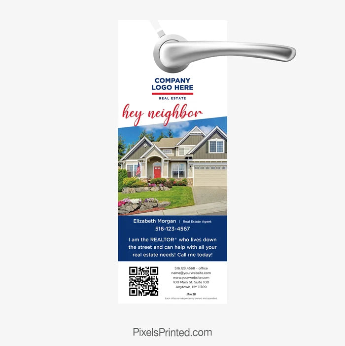 Neighborhood realtor door hanger ERA Real Estate for farming SOI