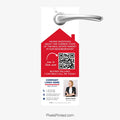 Realtor market awareness door hanger ERA Real Estate with QR code
