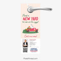 Bigger yard Easter door hanger for ERA Real Estate agent marketing