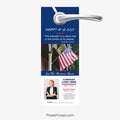ERA real estate Fourth of July door hanger for summer marketing
