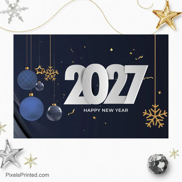 REMAX real estate Happy New Year postcards