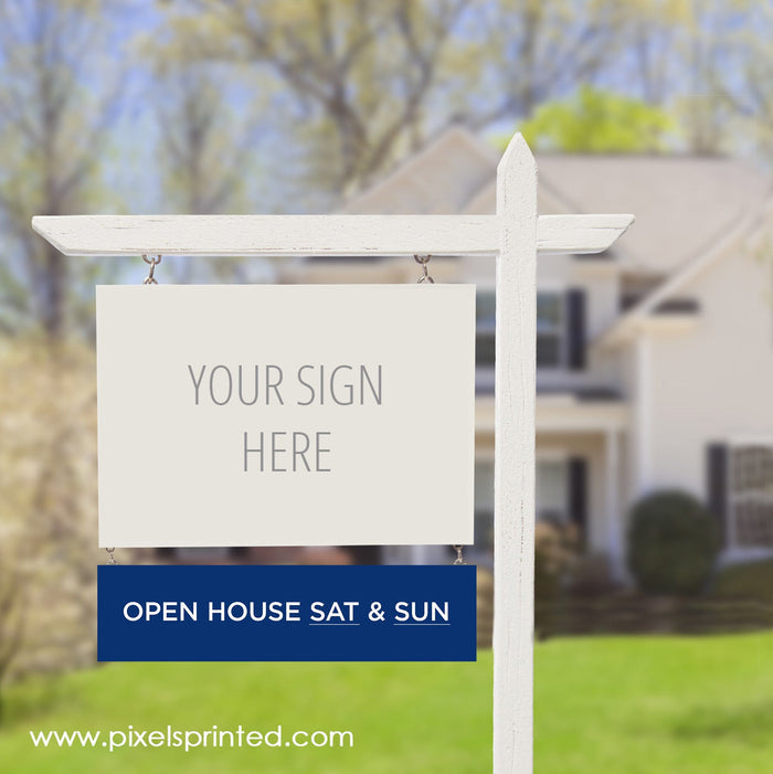 ERA real estate open house sign riders PixelsPrinted