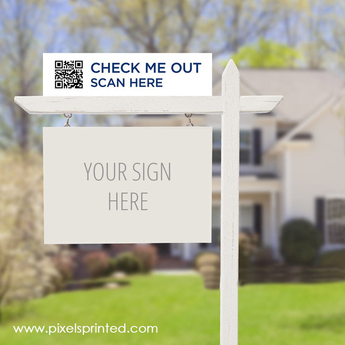 ERA real estate QR code sign riders PixelsPrinted