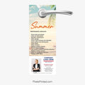 ERA real estate summer maintenance tips door hangers
