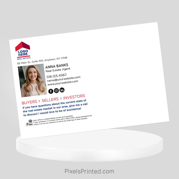 ERA real estate Thanksgiving cheat sheet postcards PixelsPrinted