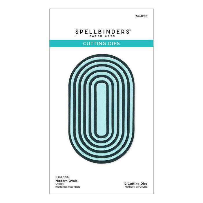 Essential Modern Ovals Etched Dies