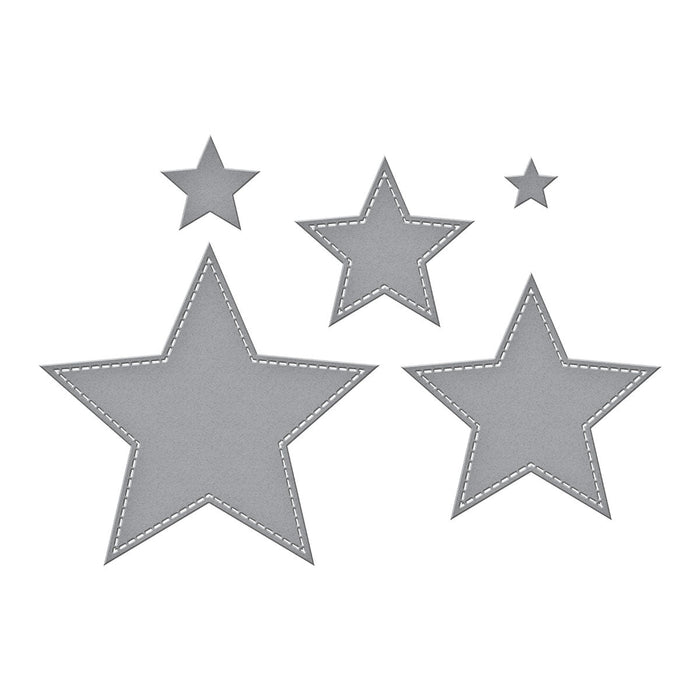 Essential Stars Etched Dies by Lisa Horton