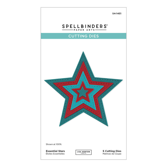 Essential Stars Etched Dies by Lisa Horton