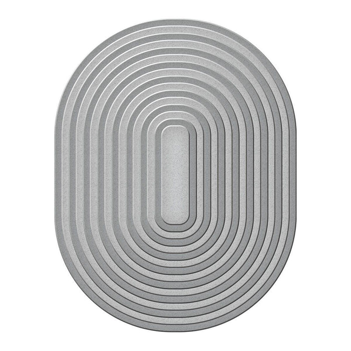 Essential Stylish Ovals Etched Dies