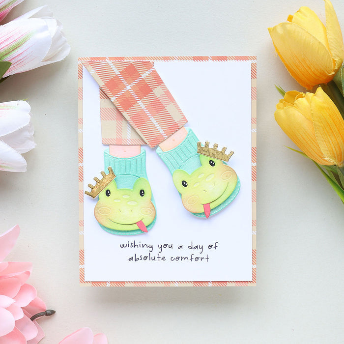 Exclusive - Cozy Toes Friends Stamp & Die Bundle