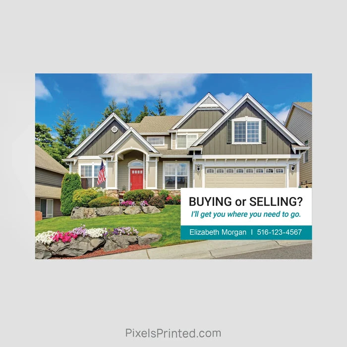 EXIT realty agent announcement postcards PixelsPrinted