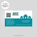EXIT realty business card magnets PixelsPrinted