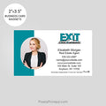 EXIT realty business card magnets PixelsPrinted