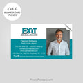 EXIT realty business card stickers PixelsPrinted